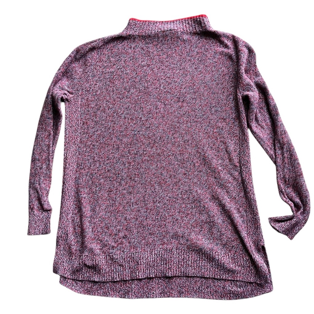LOFT 100% cotton size, medium Red and Black Knit Top - Picture 7 of 7